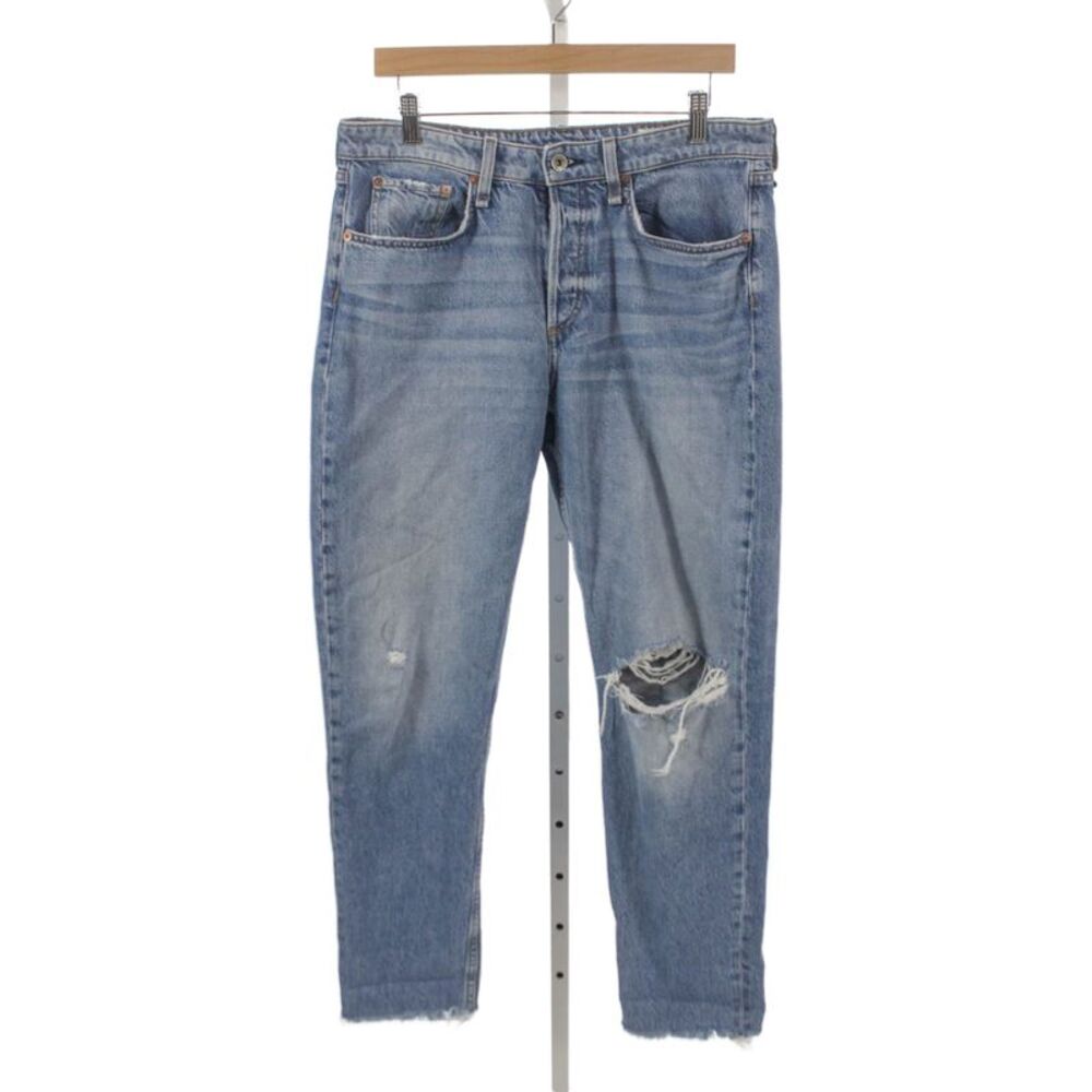 Rag & Bone Womens Straight Mid Rise Blue Jeans Size 29